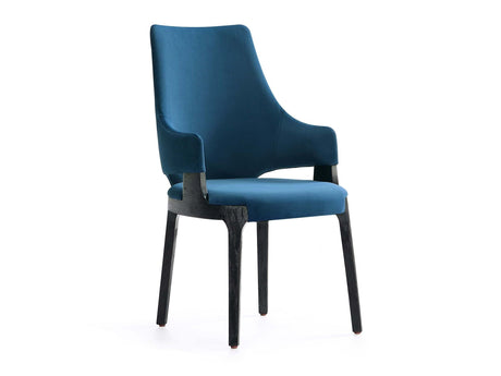 Kara Dining Arm Chair in Blue - Ornate Home