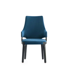 Kara Dining Arm Chair in Blue - Ornate Home