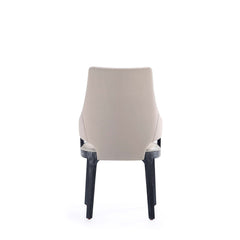 Kara Dining Arm Chair in Light Grey (set of 2) - Ornate Home