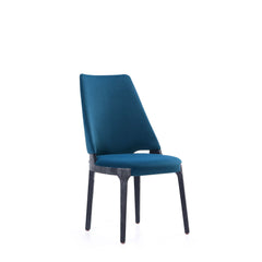Kara Dining Side Chair in Blue (set of 2) - Ornate Home
