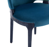 Kara Dining Side Chair in Blue (set of 4) - Ornate Home