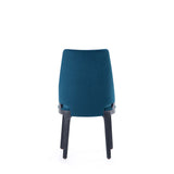 Kara Dining Side Chair in Blue (set of 4) - Ornate Home