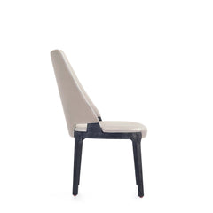 Kara Dining Side Chair in Light Grey (set of 2) - Ornate Home