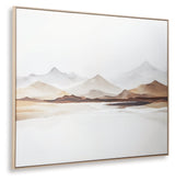 Karalen White/Gray/Brown Wall Art (Online Special Price) - Ornate Home