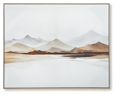Karalen White/Gray/Brown Wall Art - Ornate Home