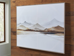 Karalen White/Gray/Brown Wall Art - Ornate Home
