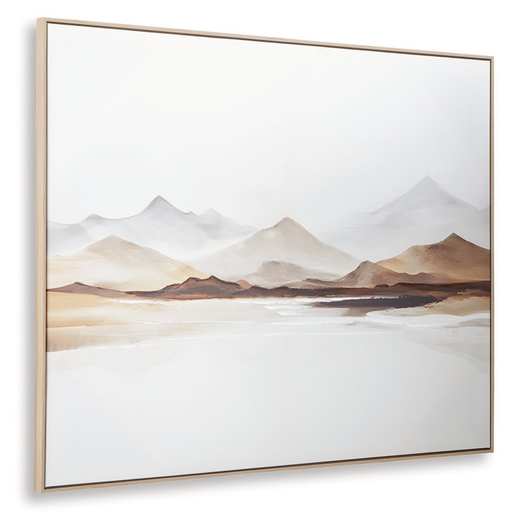 Karalen White/Gray/Brown Wall Art - Ornate Home
