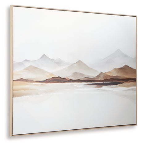 Karalen White/Gray/Brown Wall Art - Ornate Home