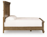 Karallin Medium Brown California King Panel Bed - Ornate Home