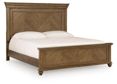 Karallin Medium Brown King Panel Bed - Ornate Home
