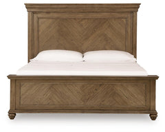 Karallin Medium Brown King Panel Bed - Ornate Home
