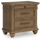 Karallin Medium Brown Nightstand - Ornate Home