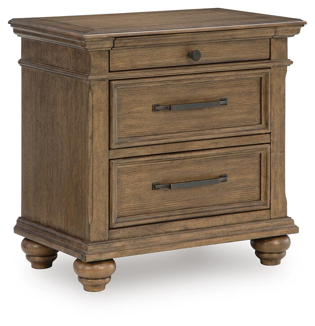 Karallin Medium Brown Nightstand - Ornate Home