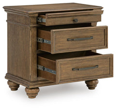 Karallin Medium Brown Nightstand - Ornate Home