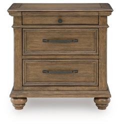 Karallin Medium Brown Nightstand - Ornate Home