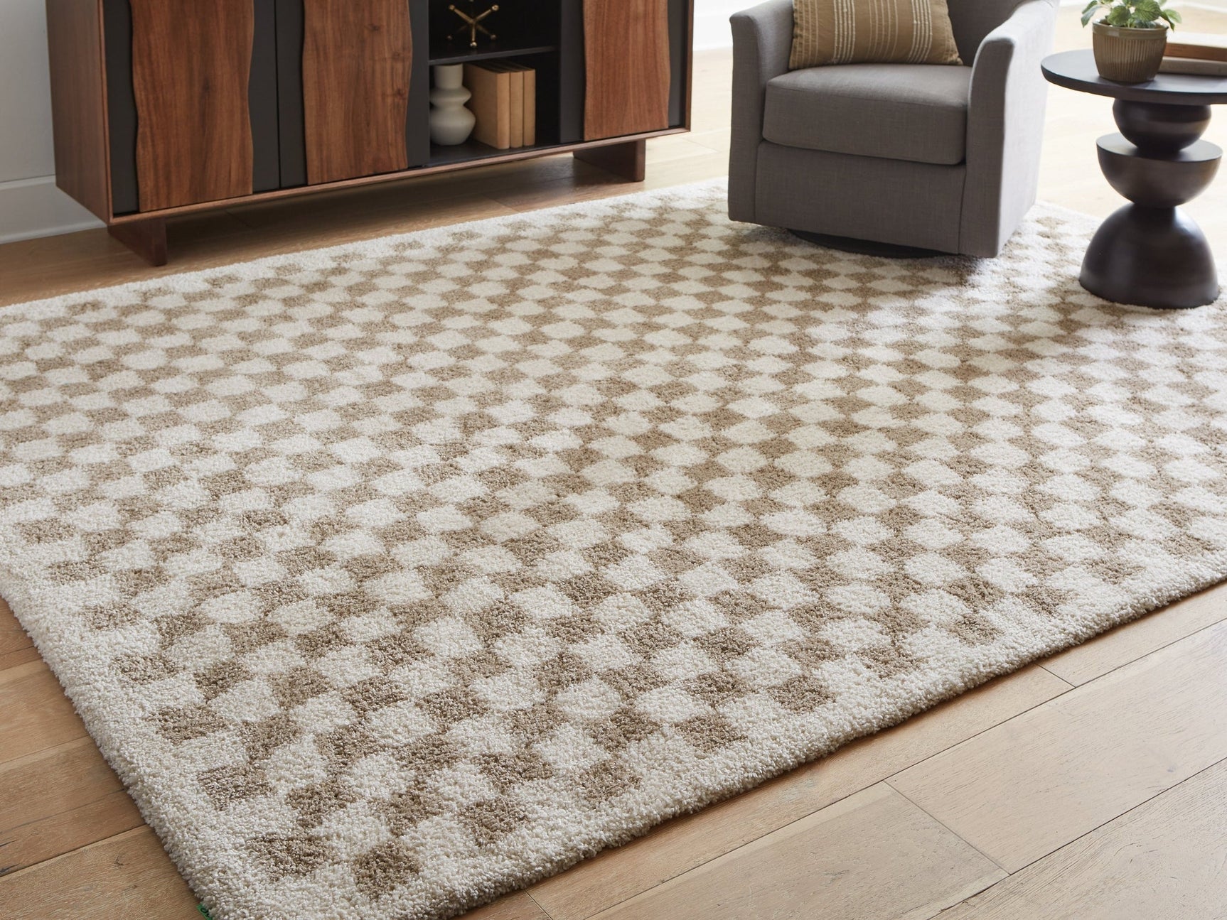 Karamen Taupe/Ivory Large Rug (Online Special Price) - Ornate Home