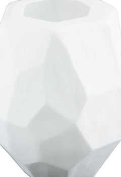 Karenton White Vase 9" - Ornate Home