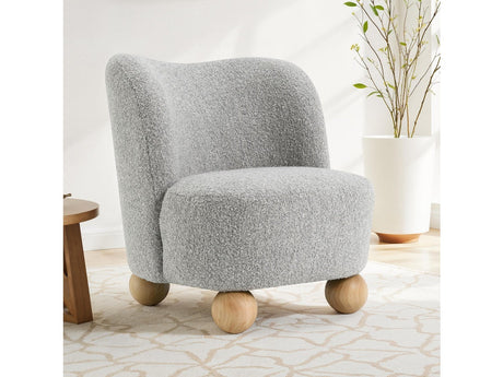 Karey Gray Accent Chair - Ornate Home