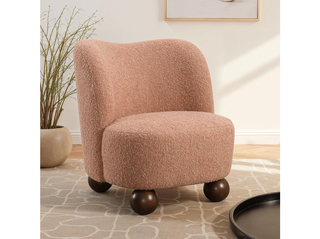 Karey Pink Accent Chair - Ornate Home