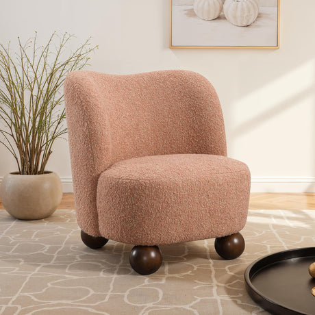 Karey Pink Accent Chair - Ornate Home