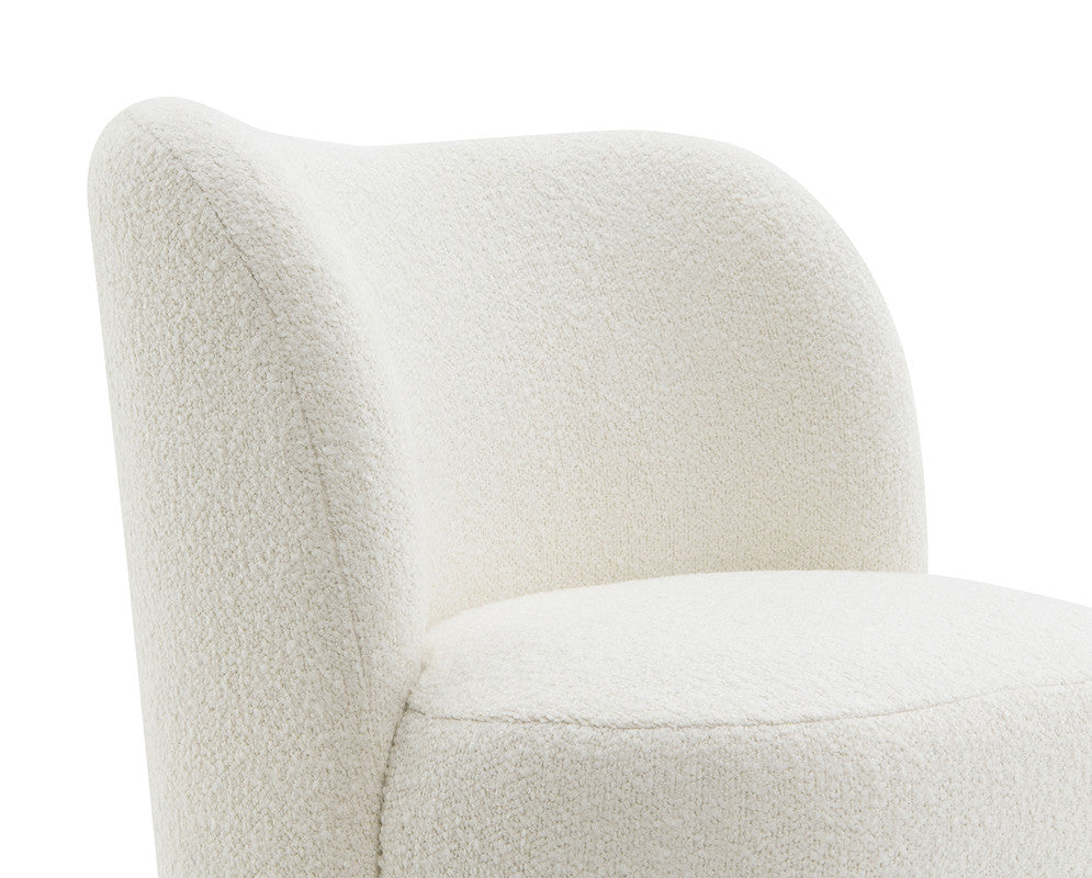 Karey White Accent Chair - Ornate Home