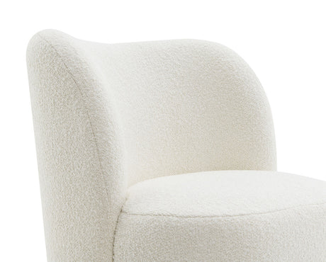 Karey White Accent Chair - Ornate Home