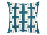 Kari Teal Pillow (Set of 2) - Ornate Home