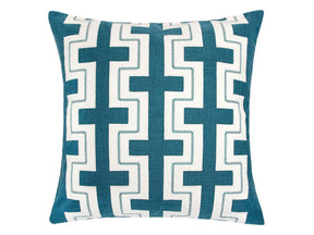 Kari Teal Pillow (Set of 2) - Ornate Home