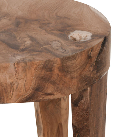 Kariba Natural Round Accent Table - Ornate Home