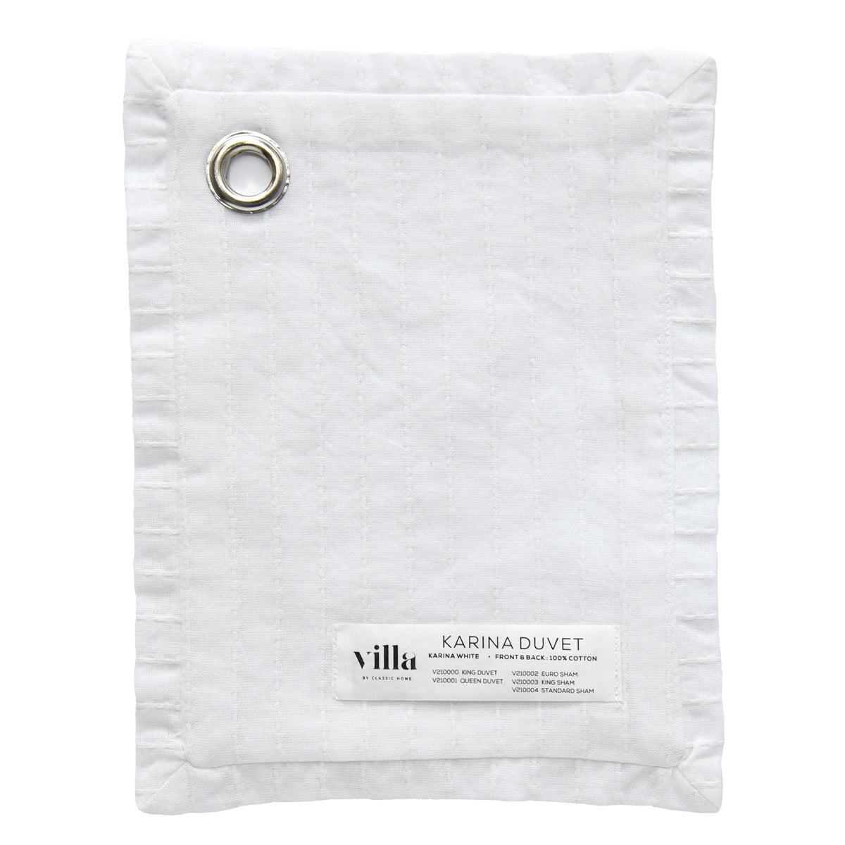 Karina White Duvet Cover - Ornate Home