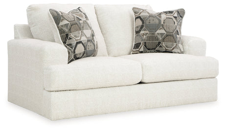 Karinne Linen Loveseat - Ornate Home