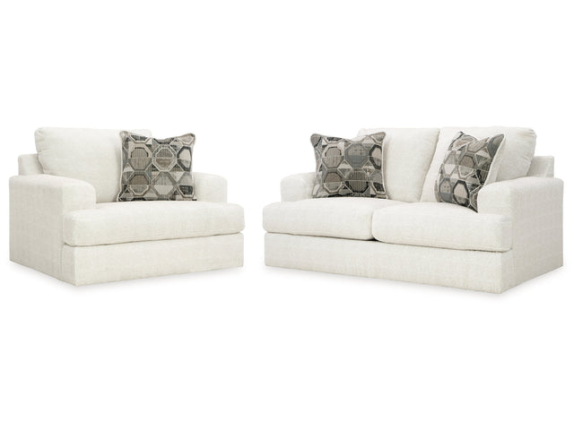 Karinne Linen Loveseat and Chair (Online Special Price) - Ornate Home
