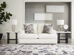Karinne Linen Loveseat and Chair - Ornate Home