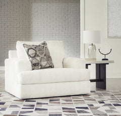 Karinne Linen Loveseat and Chair - Ornate Home