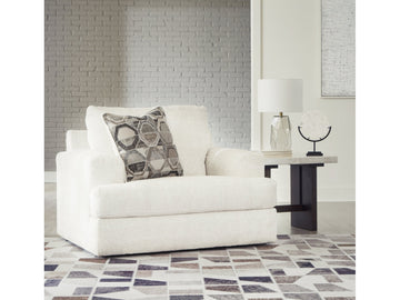 Karinne Linen Oversized Chair - Ornate Home