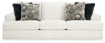 Karinne Linen Sofa, 2 Chairs and Ottoman - Ornate Home
