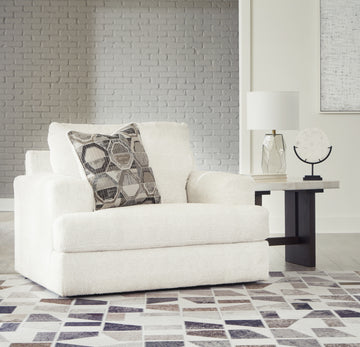 Karinne Linen Sofa, 2 Chairs and Ottoman - Ornate Home