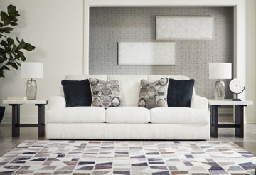 Karinne Linen Sofa, 2 Chairs and Ottoman - Ornate Home