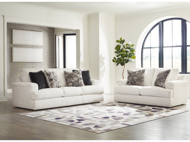 Karinne Linen Sofa and Loveseat - Ornate Home