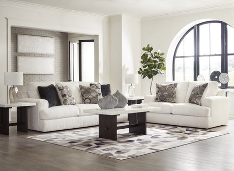 Karinne Linen Sofa and Loveseat - Ornate Home