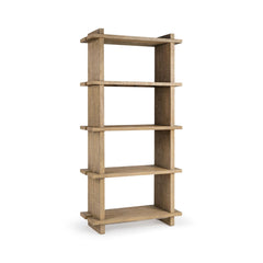 Karlla Natural Clay Bookshelf - Ornate Home