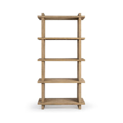 Karlla Natural Clay Bookshelf - Ornate Home
