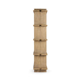 Karlla Natural Clay Bookshelf - Ornate Home