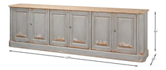 Karlsson Grey Swedish Sideboard - Ornate Home