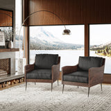 Karma Slate Accent Chair - Ornate Home