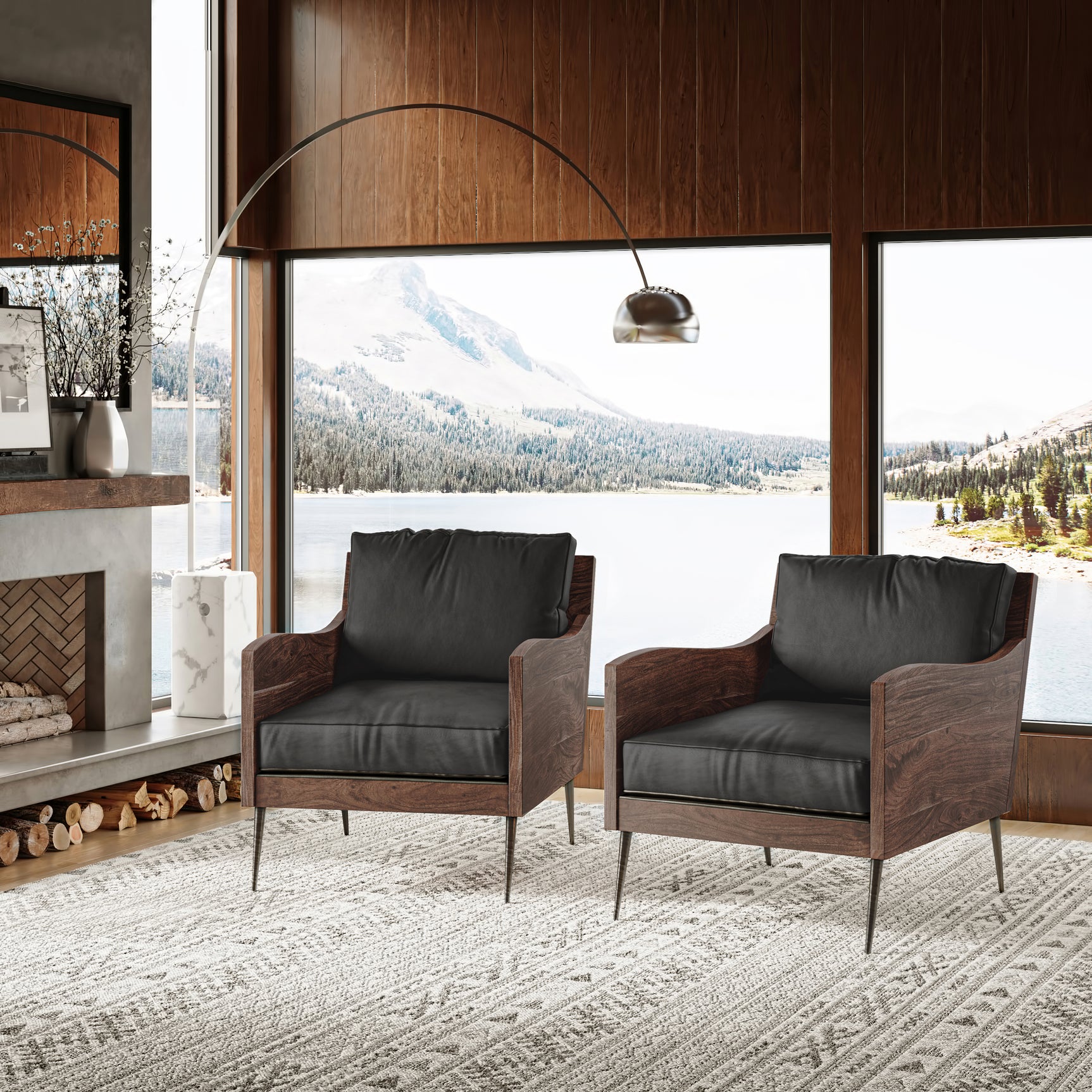 Karma Slate Accent Chair - Ornate Home