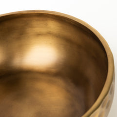 Karmel Gold Hammered Aluminum Bowl - Ornate Home