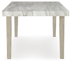 Karmenton Bisque Dining Table - Ornate Home