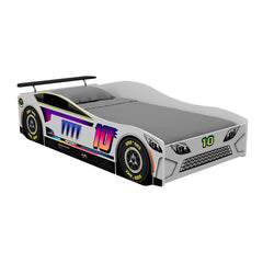 Karsten White Car Bed - Ornate Home