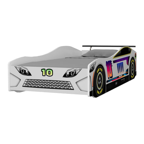 Karsten White Car Bed - Ornate Home